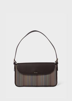 ＜Paul Smith (Women)＞ウィメンズ　”Ｓｉｇｎａｔｕｒｅ　Ｓｔｒｉｐｅ”　トップハンドル　バッグ（４５５９０３８２０９）