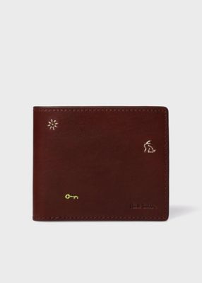さこさん☆ 新品未使用 美品 ポールスミス レザー ドゥードゥル 折り財布 Doodle Stitch” 2つ折り財布（463008P350