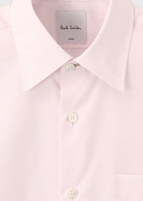 A19012 極美品 ポールスミス 23AW ブロードドレスシャツ ピンクXXL ブロード ドレスシャツ（553102801PR） | Paul Smith (Men