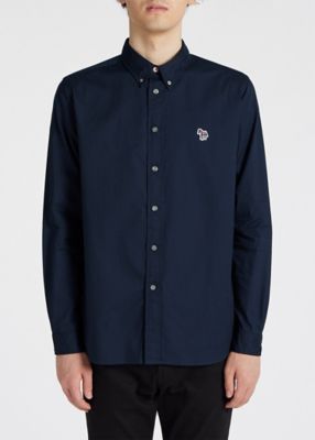 “Ｓｐｏｒｔｓ　Ｓｔｒｉｐｅ　Ｚｅｂｒａ”　ワンポイント　長袖シャツ（５５３１１４５９９ＲＮ）