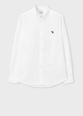 ＜Paul Smith (Men)＞“Ｓｐｏｒｔｓ　Ｓｔｒｉｐｅ　Ｚｅｂｒａ”　ワンポイント　長袖シャツ（５５３１１４５９９ＲＮ）