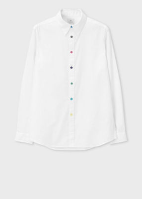 ＜Paul Smith (Men)＞マルチカラーボタン　カジュアルシャツ（５５３１１４７２００６１２ＰＮＣ＿＿）