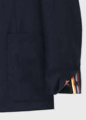 ソリッド ウールストレッチ ジャケット 'A Suit To