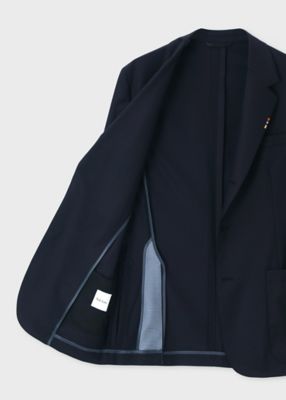 ソリッド ウールストレッチ ジャケット 'A Suit To