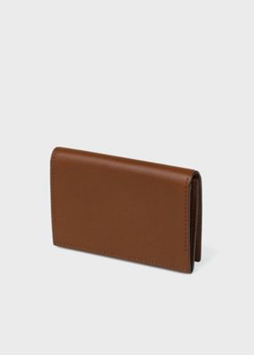 Paul Smith  コードバン　名刺入れ　極美品　ダークブラウン　総革仕上げ Paul Smith コードバン 名刺入れ 極美品 ダークブラウン 総革
