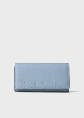 【Paul Smith】スムースバイカラー キーケース ロゴ フラップ クロップドロゴ キーケース（553408P044） | Paul