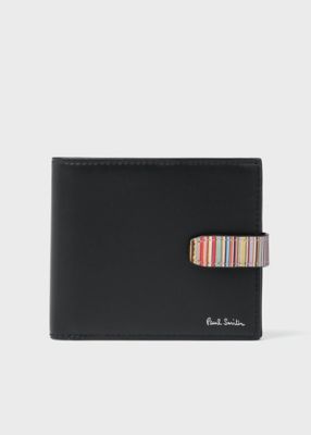 ＜Paul Smith (Men)＞シグネチャーストライプタブ　ＳＳ２５　札入れ（５５３４０９Ｐ０６１）