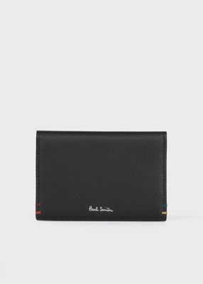 Paul Smith (Men)/ポール・スミス ハイライトステッチ パスケース(553410P850) 990クロ 名刺入れ【三越伊勢丹/公式】