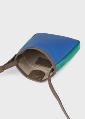 ポールスミス　ソフトレザーミニショルダーバッグ ソフトレザー ミニショルダーバッグ（553411G020SBL