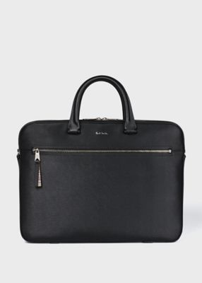 ＜Paul Smith (Men)＞ストローグレインレザー　２ＷＡＹブリーフケース（５５３４１２Ｎ５４１Ｆ）