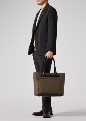 Paul Smith ポールスミス 本革×ナイロン ビジネスバッグ トートバッグ PS Paul Smith ビジネス ナイロン トートバッグ