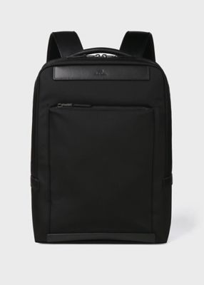 ＜Paul Smith (Men)＞ＰＳ　Ｐａｕｌ　Ｓｍｉｔｈ　ビジネス　ナイロン　リュック（５５３４１６Ｂ１９５Ｒ）
