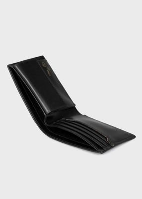 新品　ポールスミス　スムースバイカラー　二つ折り財布　サックス 新品 ポールスミス スムースバイカラー 二つ折り財布 サックス