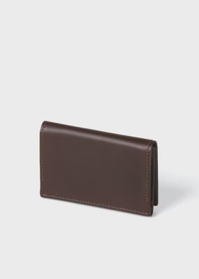 【新品未使用】ポールスミス ベジタンストライプトリム 名刺入れ カードケース ベジタンストライプトリム 名刺入れ（553419P631） | Paul