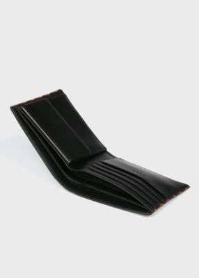 ほぼ新品✨箱付き　ポールスミス 二つ折り財布 ブライトストライププラー ブライトストライプトリムSS24 2つ折り財布