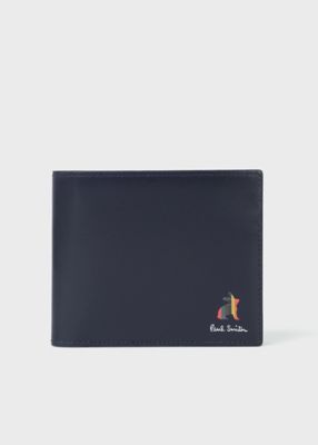 ＜Paul Smith (Men)＞マーケトリー　ブライトストライプ　ラビット　２つ折り財布（５５３４２２Ｐ９０５）