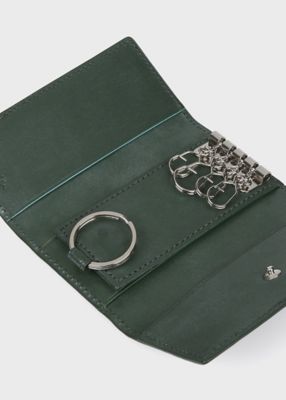 新品未使用　Paul Smith キーケース　箱付き　レザー Paul Smith 【名入れ】ポールスミス キーケース マーケトリー