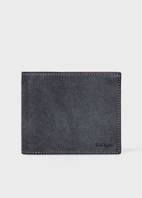＜Paul Smith (Men)＞ワックスレザー　２つ折り財布（５５３４２４Ｐ９５３）