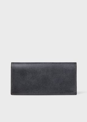 ＜Paul Smith (Men)＞ワックスレザー　長財布（５５３４２４Ｐ９５４）