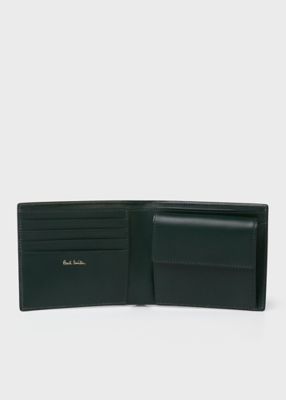 Paul Smith 超超激レア　初代コードバン　折り財布　新品　総馬革　黒 Paul Smith 超激レア初代コードバン二つ折り財布ブラック総馬革