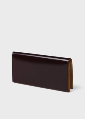 ポールスミス ゴールドロゴ コードバン バイカラー 長財布 コードバン AW25 長財布（553429P082） | Paul