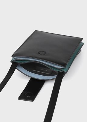 Paul Smith ショルダーバッグ　コンサティーナ　ブラック　牛革　レザー コンサティーナ AW25 ミニショルダーバッグ