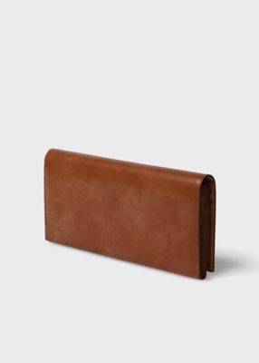 Paul Smith ブラシペインテッド 名刺入れ(ブラウン) ブラシペインテッド 長財布（553437P152） | Paul Smith