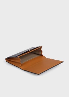 Paul Smith ブラシペインテッド 名刺入れ(ブラウン) ブラシペインテッド 名刺入れ（553437P153） | Paul Smith
