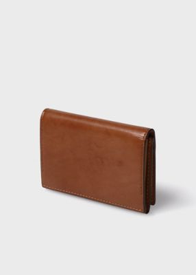 Paul Smith ブラシペインテッド 名刺入れ(ブラウン) ブラシペインテッド 名刺入れ（553437P153） | Paul Smith