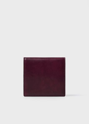 Paul Smith (Men)/ポール・スミス ブラシペインテッド コインケース(553437P155) 590ワイン 財布・マネークリップ【三越伊勢丹/公式】