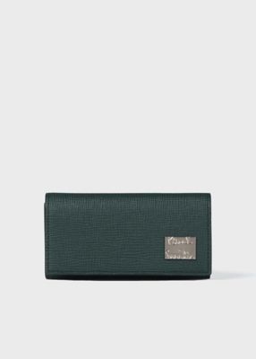 44【極美品】Paul Smith 6連レザーキーケース ダークグリーン 本革
