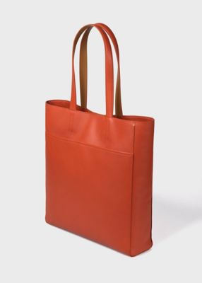 ポールスミス★カラーブロック　レザートートバッグ美品肩掛け可★バイカラー カラーブロックSS26 トートバッグ（553445N222T