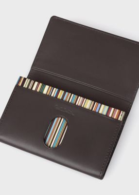 Paul Smith 現行品　ベジタンレザー　名刺入れ　新品未使用品　ブラック Paul Smith（ポール・スミス） 名刺入れ ベジタン SS26 名刺入れ