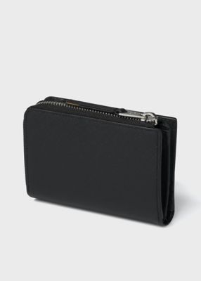 Paul Smith 二つ折り財布　新品　ブライトストライププラー　現行品　黒 ブライトストライププラー 2つ折り財布（553459P331