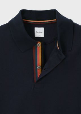 ジョシュ Paul Smith アーティストストライプ ホワイトポロシャツ ジョシュ Paul Smith アーティストストライプ ホワイト
