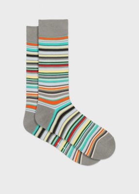 ＜Paul Smith (Men)＞シグネチャーストライプ　ソックス（５５３６０９ＣＳ）