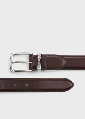 ツイストループロゴ レザーベルト（553780FR） | Paul Smith