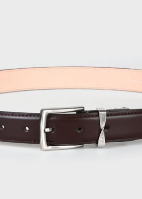ツイストループロゴ レザーベルト（553780FR） | Paul Smith