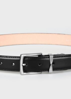 【新品未使用】ポールスミス　ツイストループロゴ レザーベルト ツイストループロゴ レザーベルト（553780FR） | Paul Smith