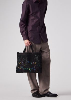 【最終値下げ！！】Paul Smith メンズトートバッグ Paul Smith Logo スプラッシュペイント トートバッグ