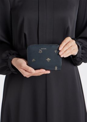 [在庫有/国内即発/送料無料]PaulSmithミックスドゥードゥル財布 ミックスドゥードゥル 2つ折り財布（555409W723