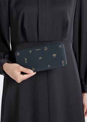 ミックスドゥードゥル　ラウンドジップ　長財布（５５５４０９Ｗ７２４）