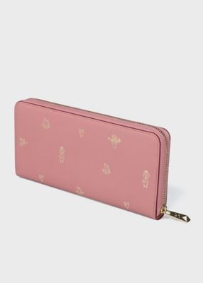 ミックスドゥードゥル　ラウンドジップ　長財布（５５５４０９Ｗ７２４）