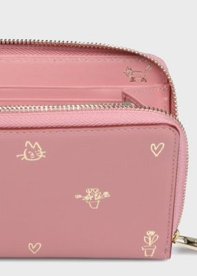 ミックスドゥードゥル　ラウンドジップ　長財布（５５５４０９Ｗ７２４）