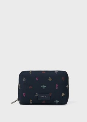 ＜Paul Smith (Women)＞ミックスドゥードゥル　ポーチ（５５５４１１ＷＮ７６０Ｃ）