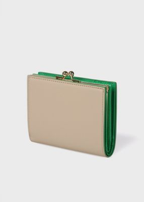 サプルレザー がま口2つ折り財布（555414W050