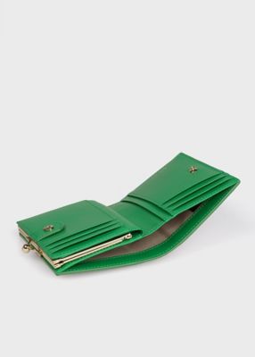 サプルレザー がま口2つ折り財布（555414W050