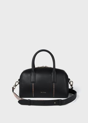 ＜Paul Smith (Women)＞シグネチャーインバーテッド　ミニボストンバッグ（５５５４１７ＷＮ１５０Ｓ）