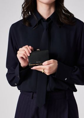 Newスワールトリム がま口3つ折り財布（555419W130