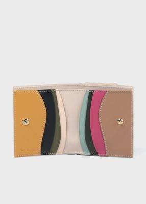 スワールカットカードレイヤー 2つ折り財布（555421W080